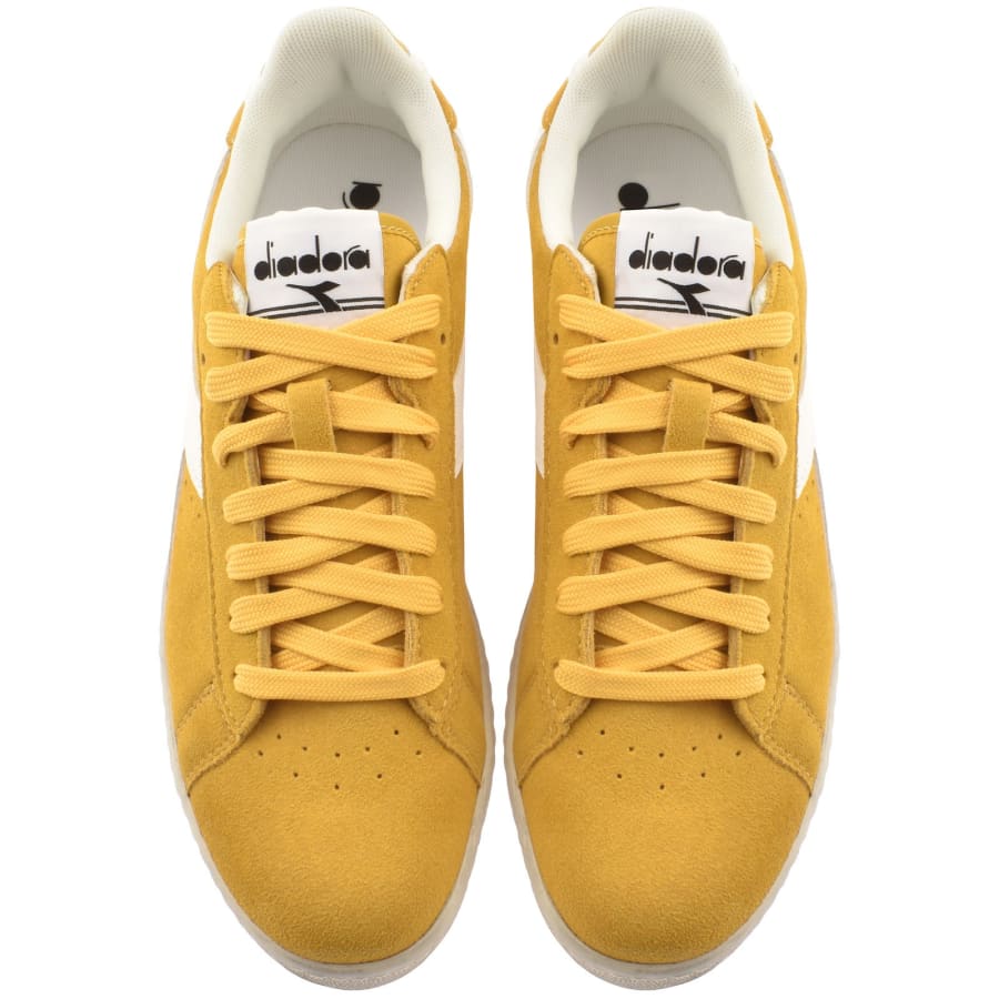 Diadora Game L Low Suede Trainers Yellow